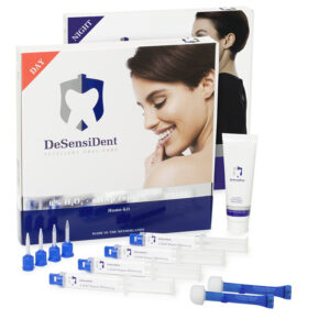 PrevDent Blanqueamiento en Casa DAY (4 jeringas 2,5 ml, 1 serum 30 ml y 4 esponjas nHAp)