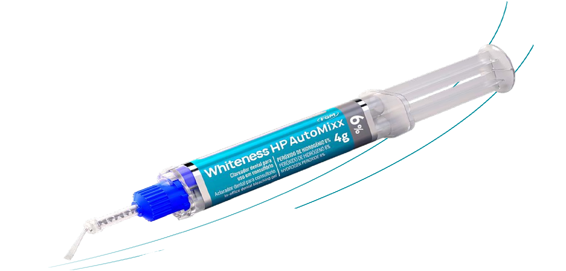 OFERTA 3+1 WHITENESS HP AUTOMIXX 6% COSMÉTICO MINI KIT + SIN CARGO: DESENSIBILIZE KF 2% jeringa 2,5 g X 2 UNIDADES