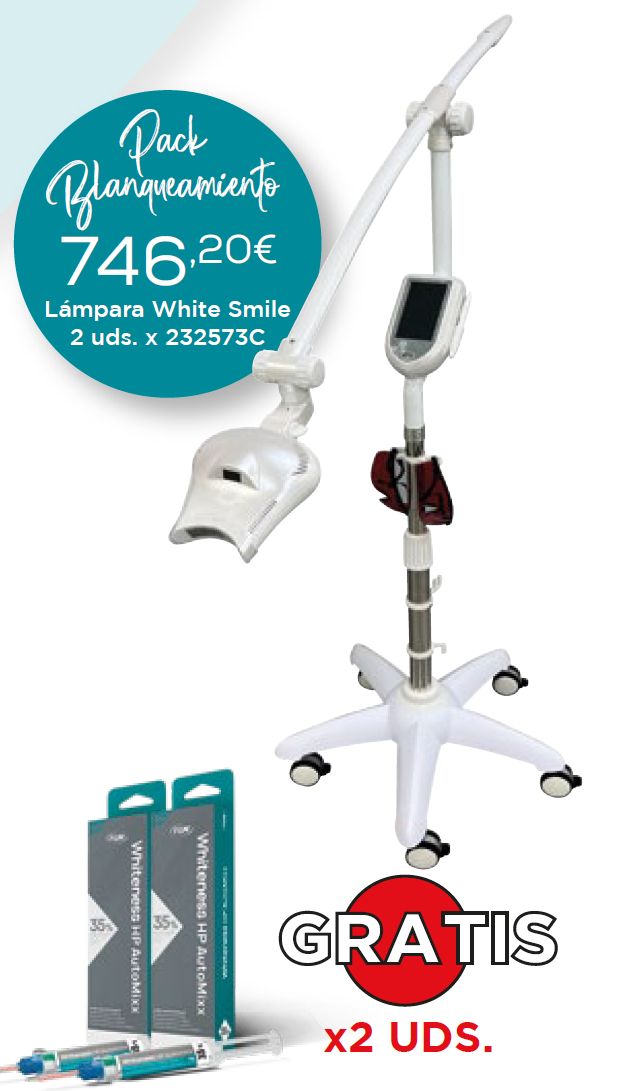 WHITE CLASS 6% - KIT COSMÉTICO Contenido: 4 jeringas con 3g de gel cada una, 1 porta-férula, 1 neceser, 1 tarjeta próxima consulta y puntas.