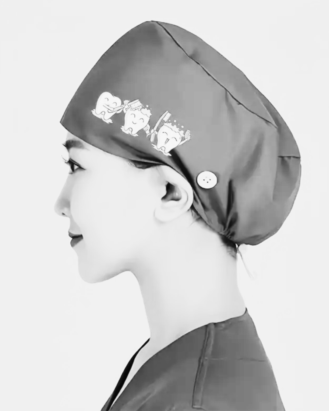 Gorra de Clínica Dental Estampada "Sonrisas" - Color verde - Imagen 2