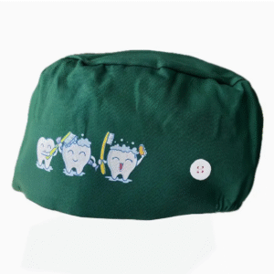 Gorra de Clínica Dental Estampada "Sonrisas" - Color verde