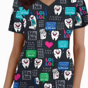 Camiseta mangas cortas cuello V "LOL" - Color negro - Estampado fucsia y blanco - Talla L