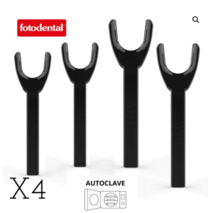 JUEGO X4 RETRACTOR LABIAL FOTODENTAL LATERAL COLOR NEGRO 2 Pequeños + 2 Grandes