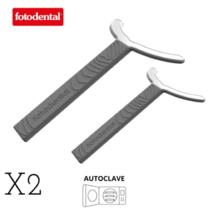 JUEGO X2 RETRACTOR LABIAL FOTODENTAL VERTICAL COLOR BLANCO 2 UNIDADES