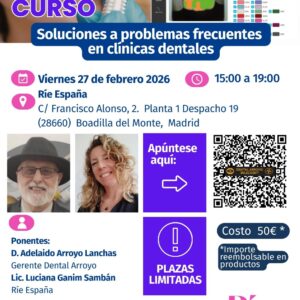 Curso: Soluciones a problemas frecuentes en clínicas dentales (Ríe España)