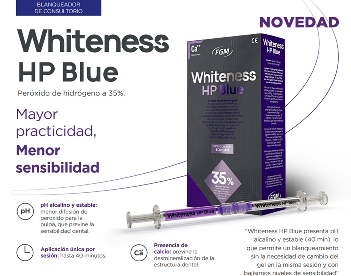 Whiteness HP BLUE MINIKIT 1 x 1,2g Blanqueamiento en Clínica