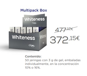 WHITENESS PERFECT 16%  MULTIPACK BOX COSMÉTICO